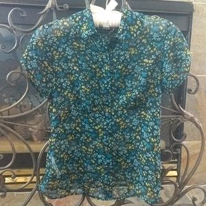 Loft Sheer Blouse Size 2P